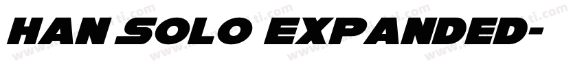 Han Solo Expanded字体转换